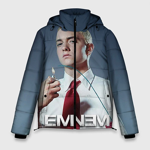 Мужская зимняя куртка Eminem Fire / 3D-Черный – фото 1