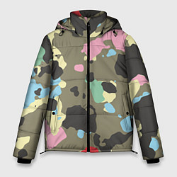 Куртка зимняя мужская Камуфляж: микс цветов, цвет: 3D-черный