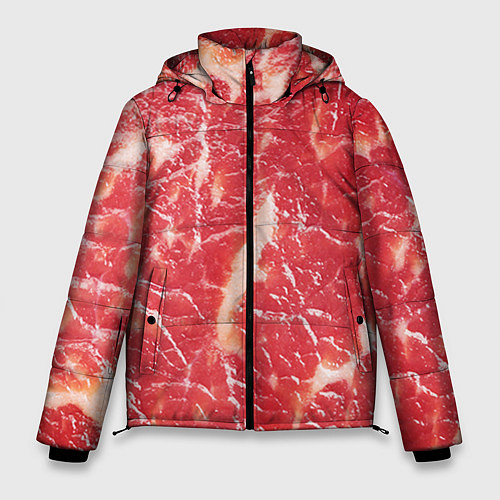 Мужская зимняя куртка Мясо / 3D-Черный – фото 1