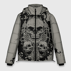 Куртка зимняя мужская Skulls, цвет: 3D-черный