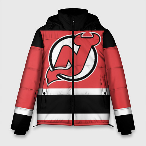 Мужская зимняя куртка New Jersey Devils / 3D-Светло-серый – фото 1