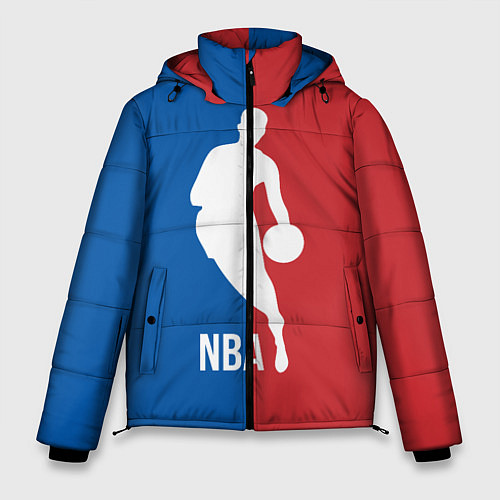 Мужская зимняя куртка Эмблема NBA / 3D-Черный – фото 1