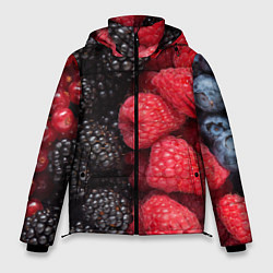 Куртка зимняя мужская Ягодная, цвет: 3D-красный