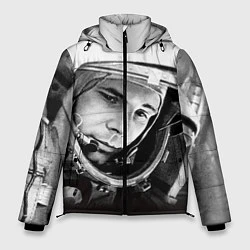 Куртка зимняя мужская Юрий Гагарин, цвет: 3D-черный
