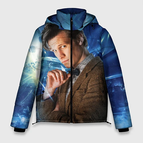 Мужская зимняя куртка 11th Doctor Who / 3D-Черный – фото 1