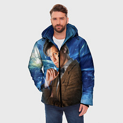 Куртка зимняя мужская 11th Doctor Who, цвет: 3D-черный — фото 2