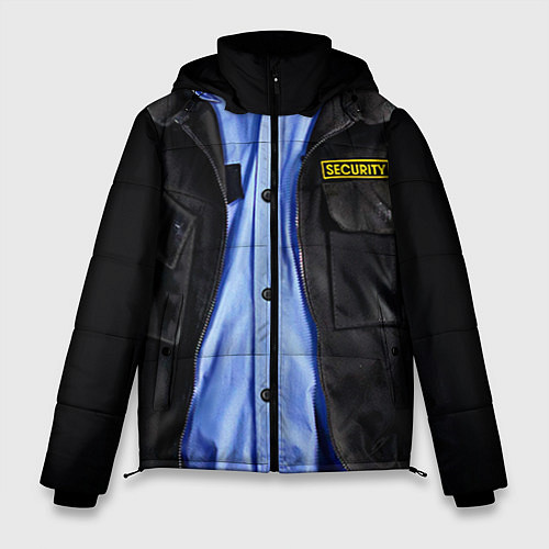Мужская зимняя куртка Форма SECURITY / 3D-Черный – фото 1