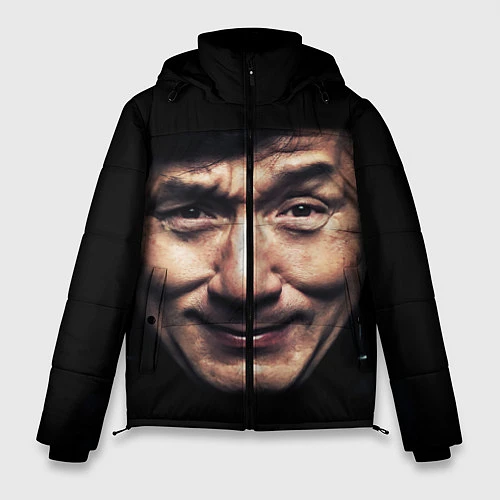 Мужская зимняя куртка Джеки Чан / 3D-Черный – фото 1