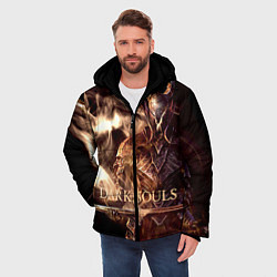 Куртка зимняя мужская Dark Souls, цвет: 3D-черный — фото 2