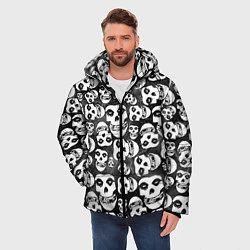 Куртка зимняя мужская Misfits Pattern, цвет: 3D-светло-серый — фото 2