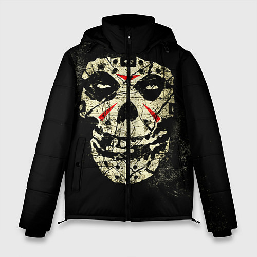 Мужская зимняя куртка Misfits: Death Face / 3D-Черный – фото 1