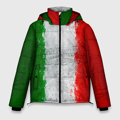 Мужская зимняя куртка Italian / 3D-Черный – фото 1
