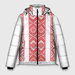 Куртка зимняя мужская Вышивка 46, цвет: 3D-красный