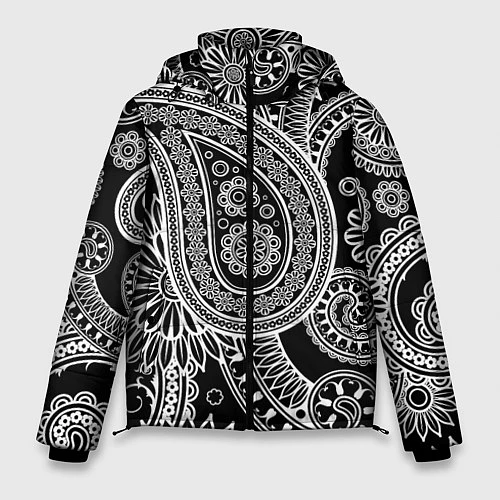 Мужская зимняя куртка Paisley / 3D-Черный – фото 1