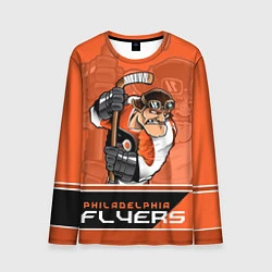 Лонгслив мужской Philadelphia Flyers, цвет: 3D-принт