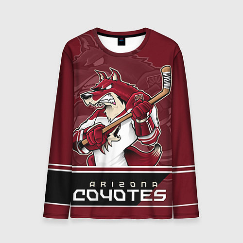 Мужской лонгслив Arizona Coyotes / 3D-принт – фото 1