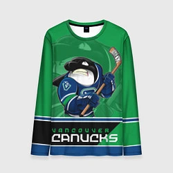 Лонгслив мужской Vancouver Canucks, цвет: 3D-принт