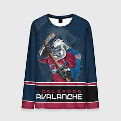 Лонгслив мужской Colorado Avalanche, цвет: 3D-принт