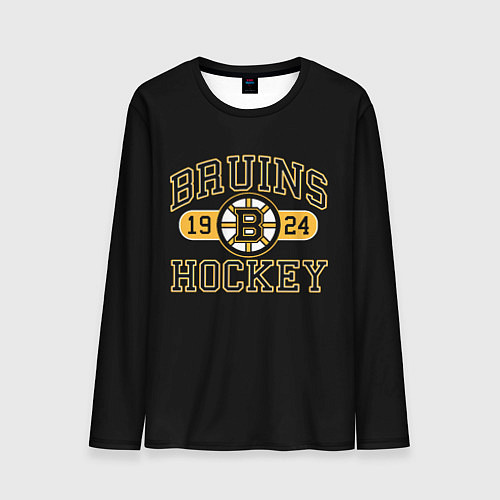 Мужской лонгслив Boston Bruins: Est.1924 / 3D-принт – фото 1