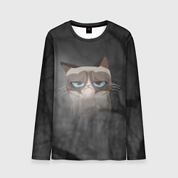 Лонгслив мужской Grumpy Cat, цвет: 3D-принт