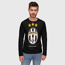 Лонгслив мужской Juventus: 3 stars, цвет: 3D-принт — фото 2