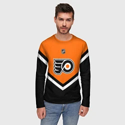 Лонгслив мужской NHL: Philadelphia Flyers, цвет: 3D-принт — фото 2