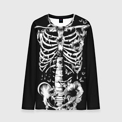 Мужской лонгслив Floral Skeleton