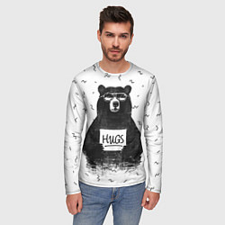 Лонгслив мужской Bear Hugs, цвет: 3D-принт — фото 2