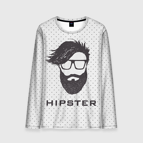 Мужской лонгслив Hipster / 3D-принт – фото 1