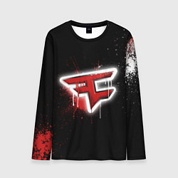 Лонгслив мужской FaZe Clan: Black collection, цвет: 3D-принт