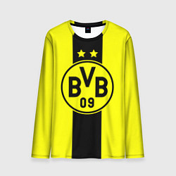 Лонгслив мужской BVB FC: Yellow line, цвет: 3D-принт