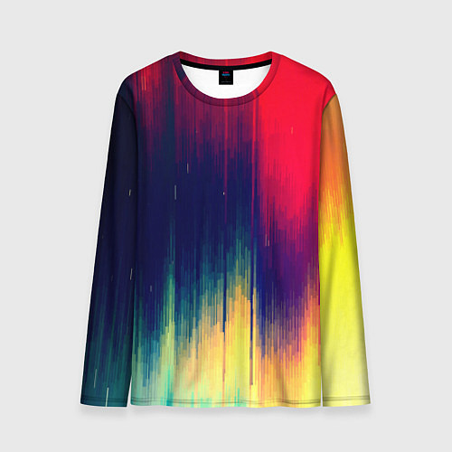 Мужской лонгслив Stylize color / 3D-принт – фото 1