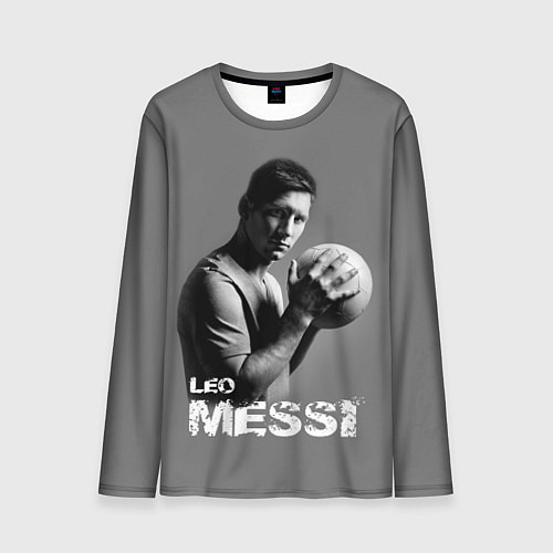 Мужской лонгслив Leo Messi / 3D-принт – фото 1