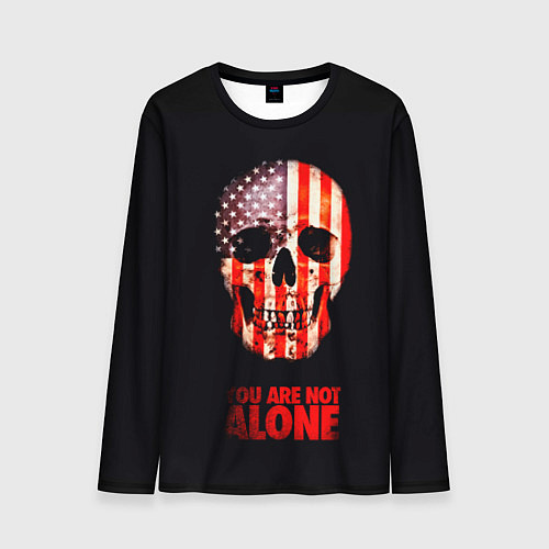 Мужской лонгслив Ты не одинок! / 3D-принт – фото 1