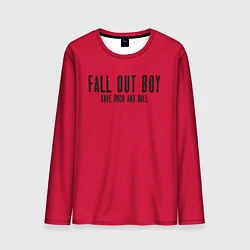 Мужской лонгслив Fall out boy: Save Rock