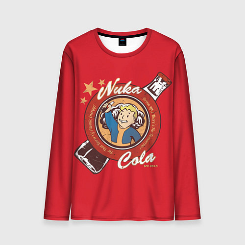 Мужской лонгслив Fallout: Nuka Cola / 3D-принт – фото 1