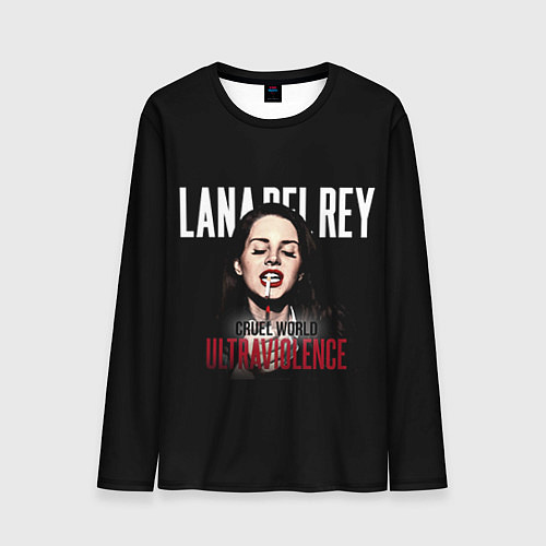 Мужской лонгслив Cruel World Ultraviolence / 3D-принт – фото 1