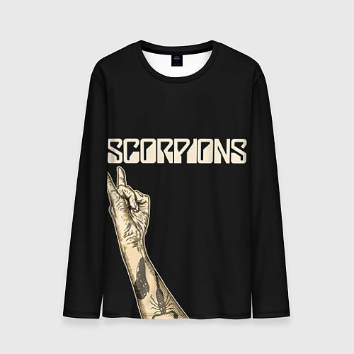Мужской лонгслив Scorpions Rock / 3D-принт – фото 1