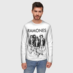 Лонгслив мужской Ramones Party, цвет: 3D-принт — фото 2