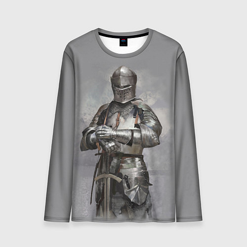 Мужской лонгслив Рыцарь / 3D-принт – фото 1