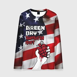 Лонгслив мужской Green Day American Idiot, цвет: 3D-принт