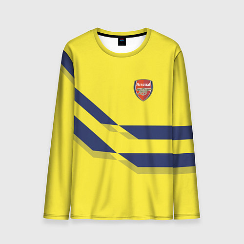 Мужской лонгслив Arsenal FC: Yellow style / 3D-принт – фото 1