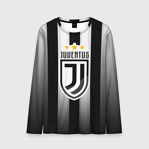 Мужской лонгслив Juventus FC: New logo / 3D-принт – фото 1