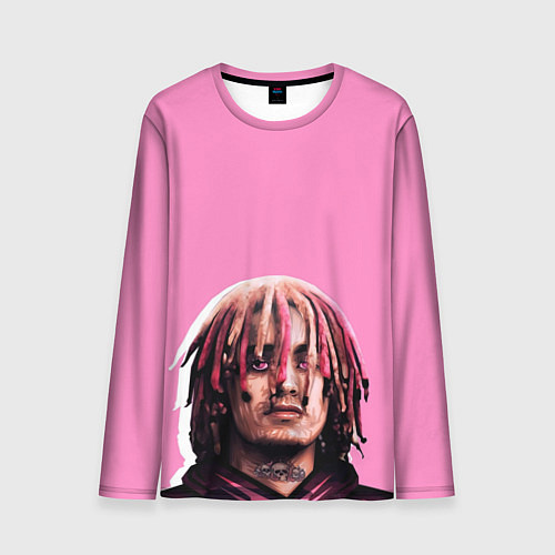 Мужской лонгслив Lil Pump: Pink / 3D-принт – фото 1