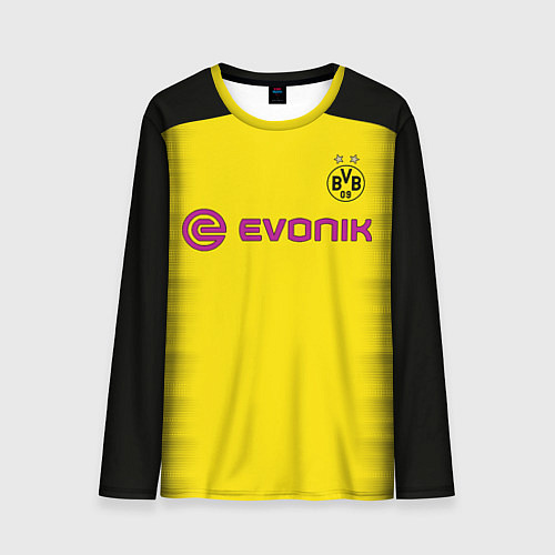 Мужской лонгслив BVB FC: Aubameyang Away 17/18 / 3D-принт – фото 1