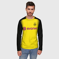 Лонгслив мужской BVB FC: Aubameyang Away 17/18, цвет: 3D-принт — фото 2