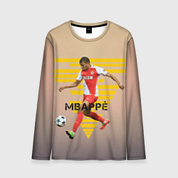 Лонгслив мужской Kylian Mbappe, цвет: 3D-принт