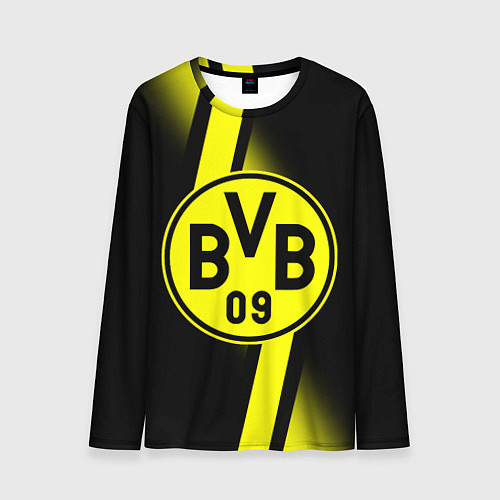 Мужской лонгслив FC Borussia Dortmund: Storm / 3D-принт – фото 1