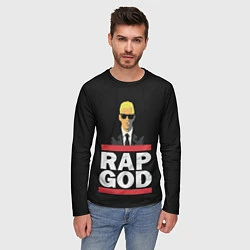Лонгслив мужской Rap God Eminem, цвет: 3D-принт — фото 2