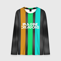 Лонгслив мужской Imagine Dragons: Evolve Lines, цвет: 3D-принт